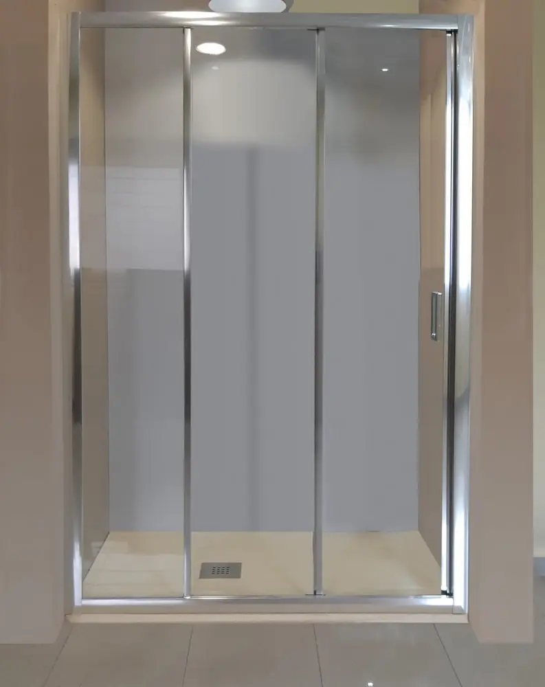 Передняя душевая кабина 1 фиксированная с 2 раздвижными ящиками высота 195 см Серия