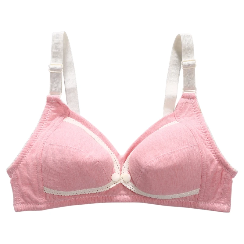 

Maternity Nursing Bra Pregnancy Open Front Wireless Pads Breastfeeding Underwear R1WF