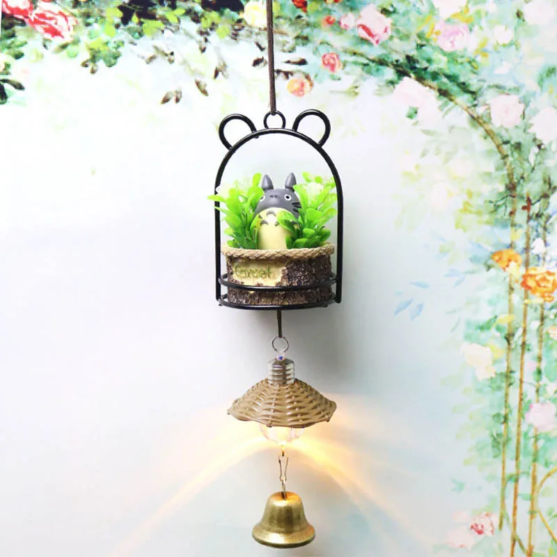 Аниме Тоторо ветряные колокольчики для детей праздничный подарок Мультяшные