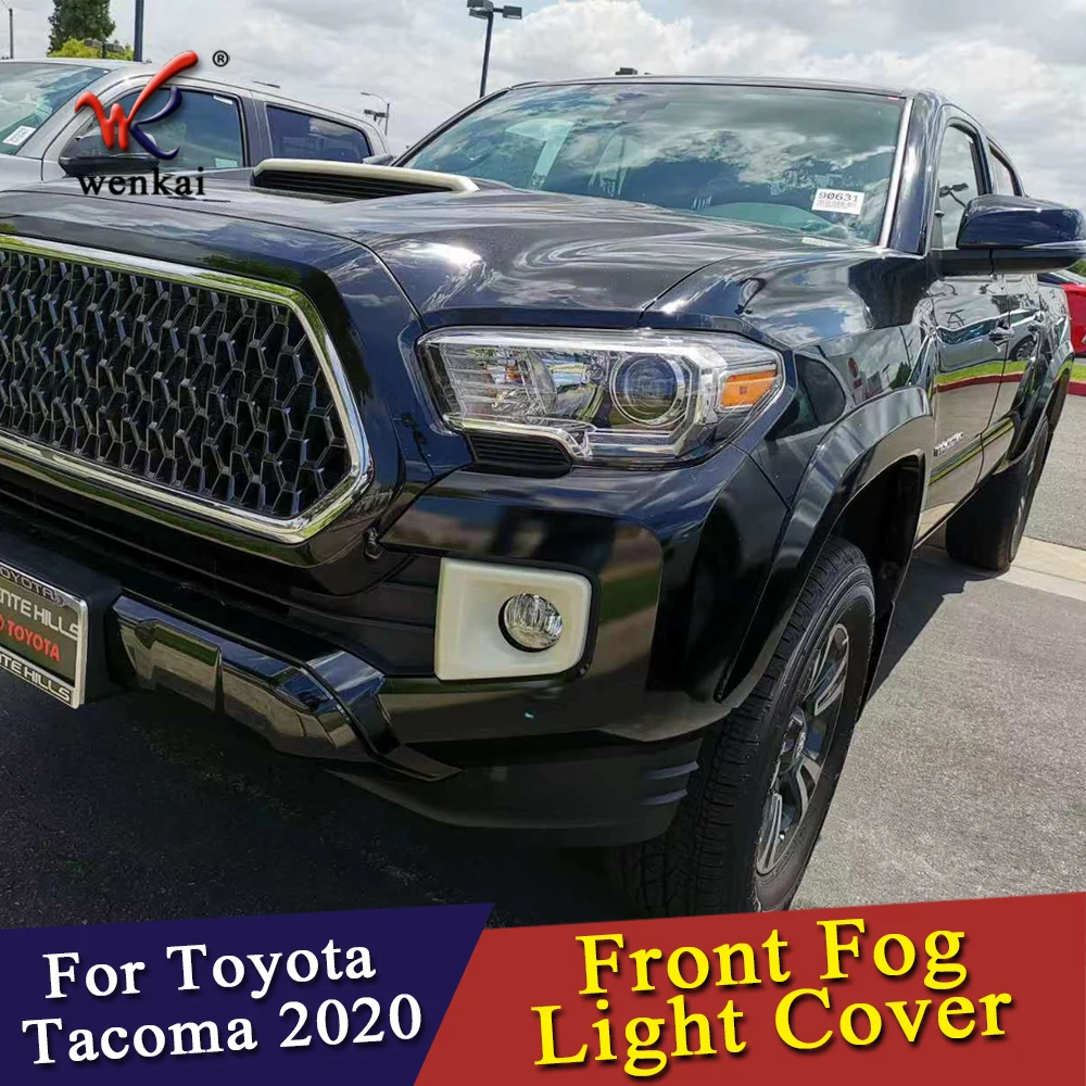 Передняя противотуманная фара хромированная крышка зеркала ABS для Toyota Tacoma 2015 2019