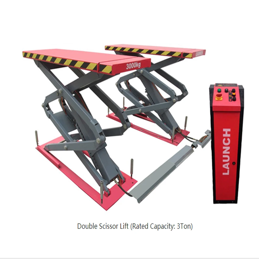 LAUNCH Double Scissor Lift (Rated Capacity: 3Ton) |