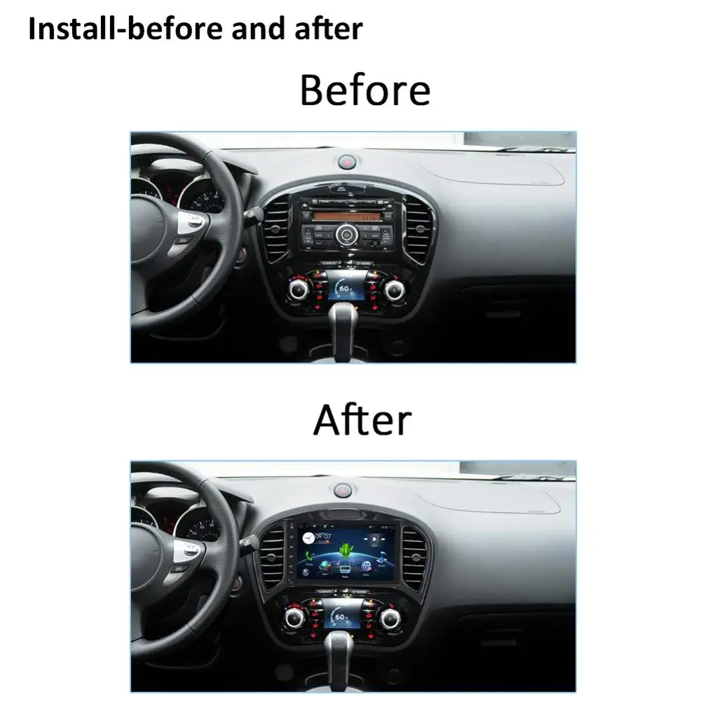 Автомагнитола Bosion 8 дюймов Android 10 0 мультимедийный DVD плеер для NISSAN JUKE 2004 2016