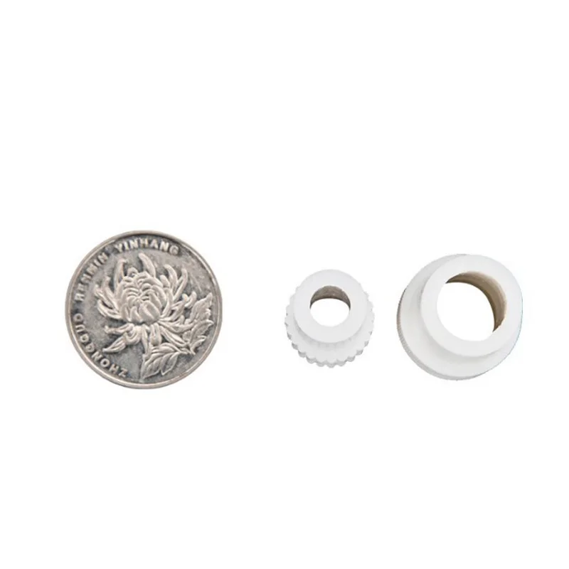 

50 Pcs Dental suction transducer oral suction weak straw adapter joint flat mouth straw connector dental material