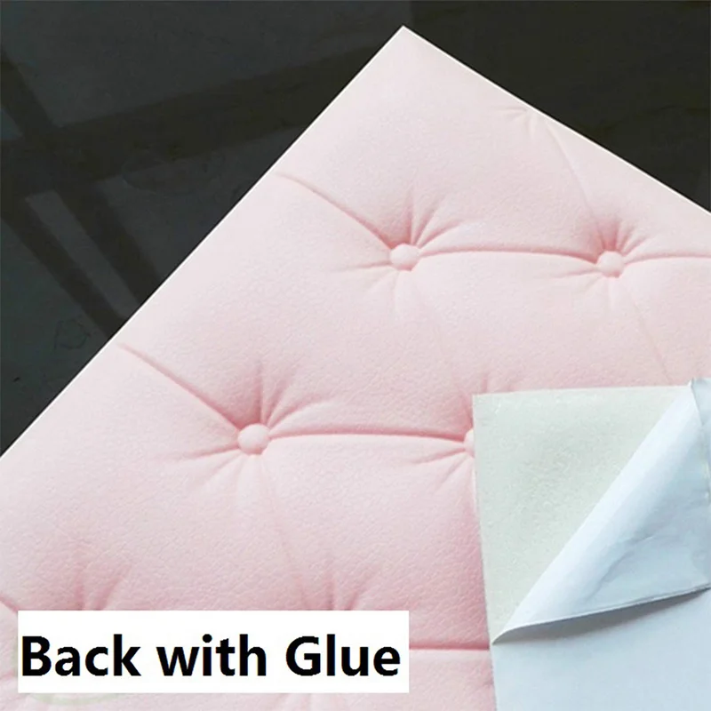 

1/5/10 pcs Self-adhesive 3D Three-dimensional Wall Stickers Anti-collision Wall Mat Children's Bedroom Bed Soft Cushion