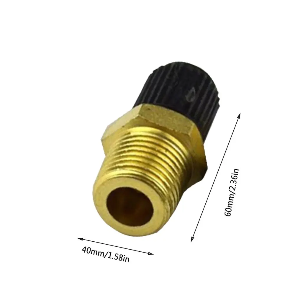 

10pcs/Set 1/8" NPT MPT Brass Air Compressor Tank Fill Valve Double Heads Adapter Car-Styling Accessories