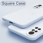 Квадратный силиконовый чехол для телефона Huawei P40 P30 P20 Mate 20 30 40 Pro Nova 8 7 Se 5 Pro 4e, матовый мягкий чехол-накладка карамельных цветов