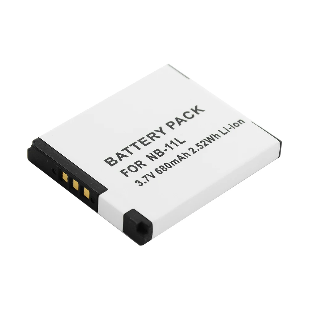 1/2 шт 3 7 V 680mAh литиевые батареи NB 11L NB11L для Canon IXUS 125 HS/IXUS 132/IXUS 133/IXUS 135/IXUS 140/IXUS
