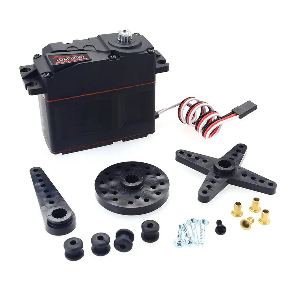 

Waterproof Digital Metal Gear Servo 4.8-6.0V 0.18+-0.01sec/60' 40kg Large Torque for 1/5 Redcat HPI Monster Truck RC Car