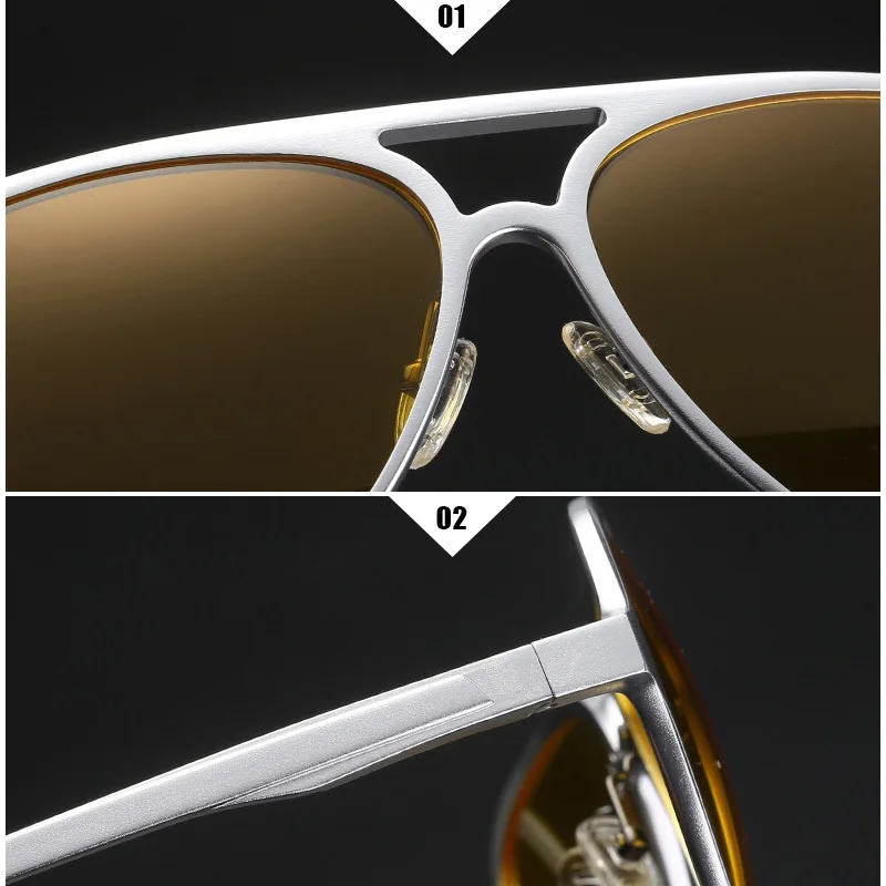 Очки ночного видения YSO для мужчин и женщин поляризационные желтые очки вождения