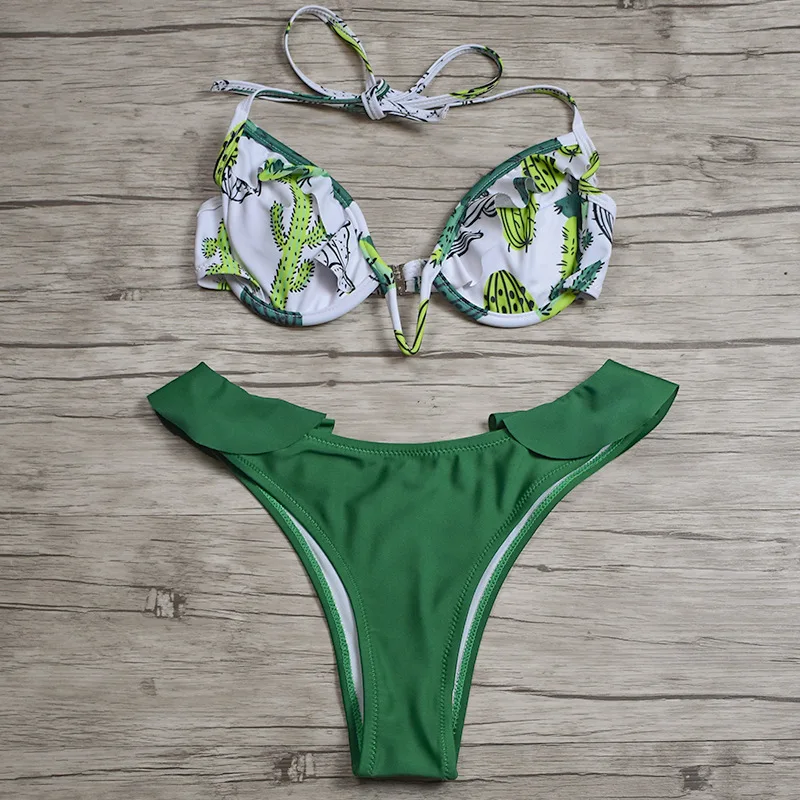 

Bikini 2021 Micro Sexy Swimsuit Women Push-up Swimsuit Bikini Set Solid Color Bather Swimsuit Swimsuit Women Bathing Suit Women