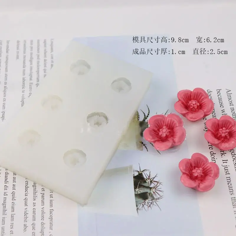 

Cherry Blossoms Flower Silicone Mold Resin Pendant Mold Jewelry Making Tools R9JE