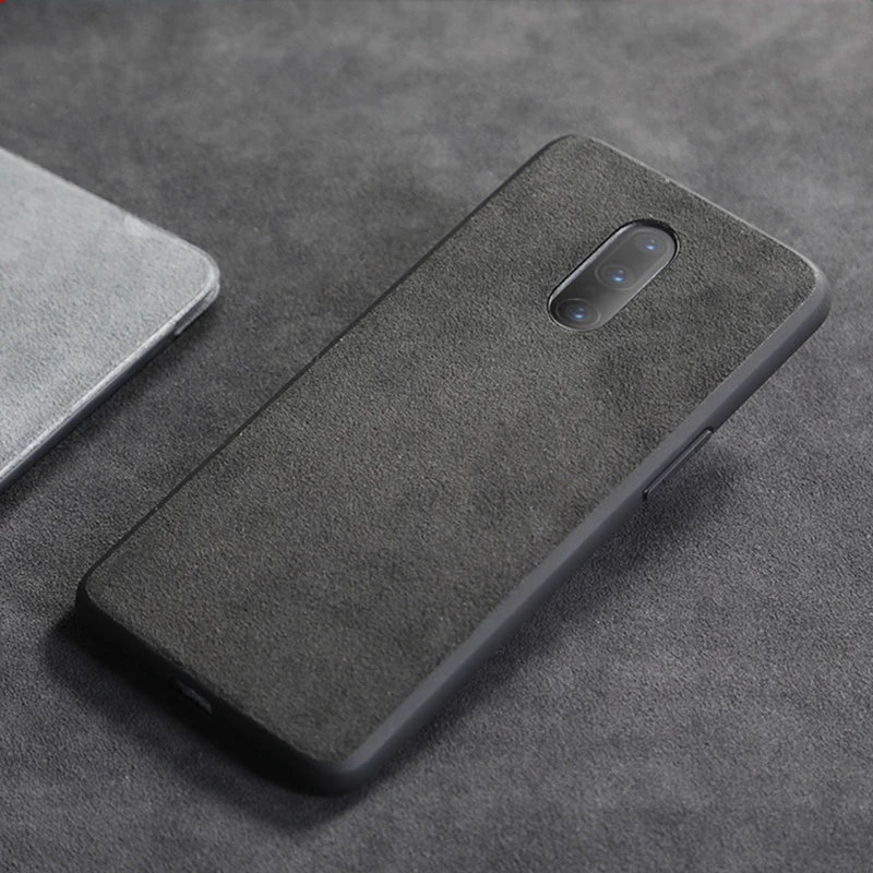 For Oneplus 7 Итальянский замшевый кожаный тканевый чехол для Oneplus 5 6 5T чехол s защитный чехол для телефона чехол для Oneplus 7 pro Fundas Capa - Цвет: For Oneplus 7