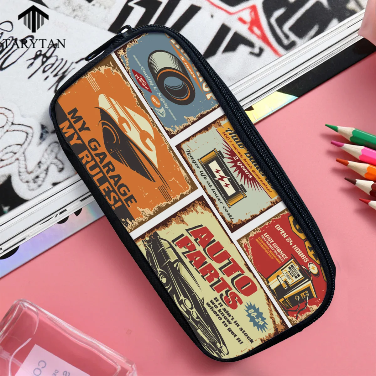 Старые постеры реклама автомобильный навигационный пенал женская косметичка