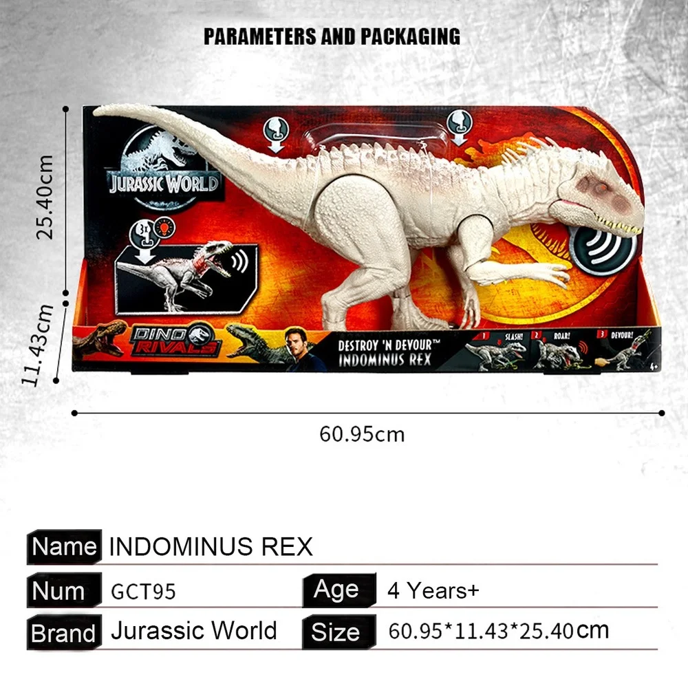 Mattel мир Юрского периода Indominus Rex динозавр GCT95 Парк тираннозавр рекс T-Рекс Динозавр