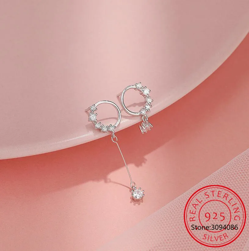 

Женские серьги из серебра 925 пробы, с фианитом
