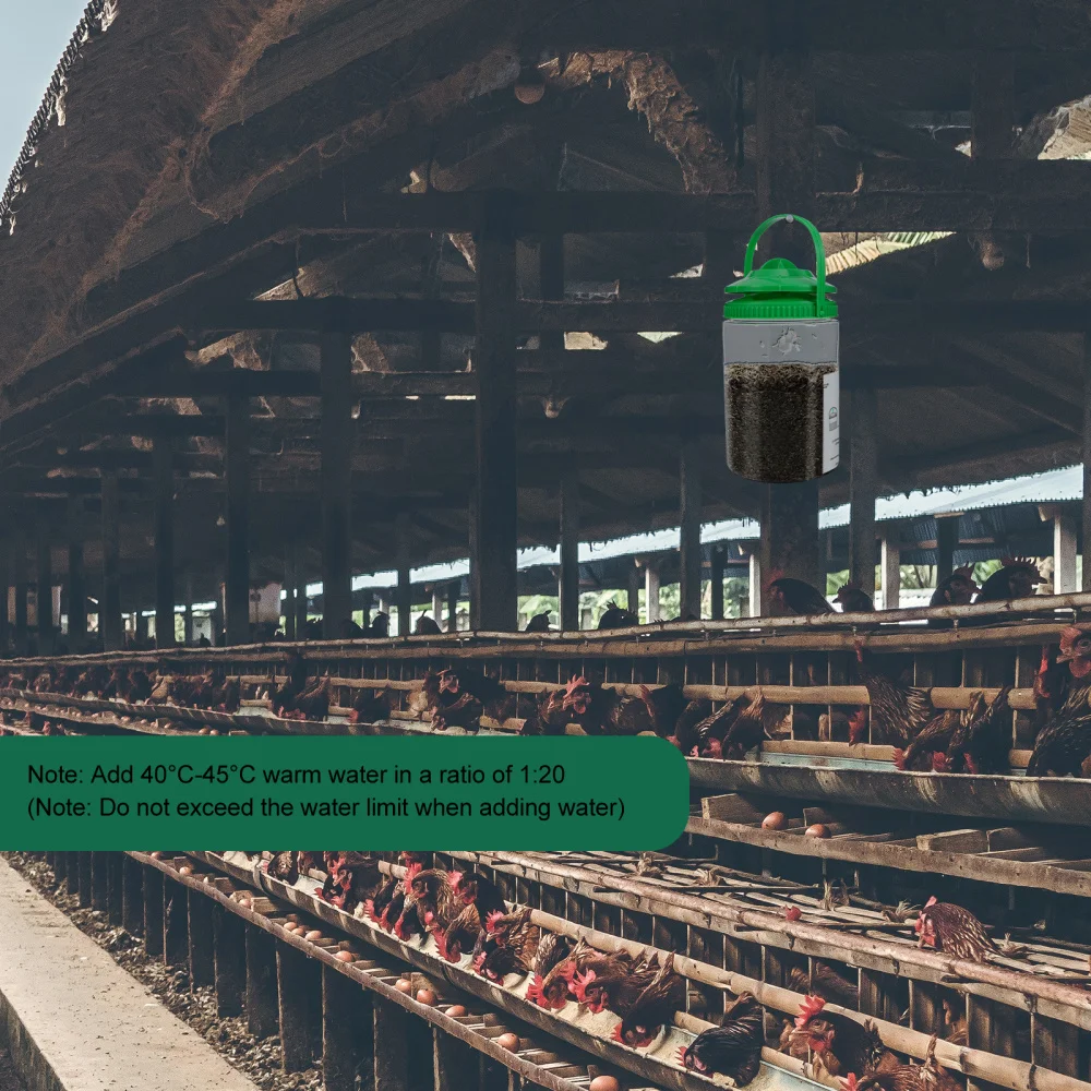 

1PC Automatic Fly Catcher Small Farm Fly Trapper Outdoor Commercial Fly Trap