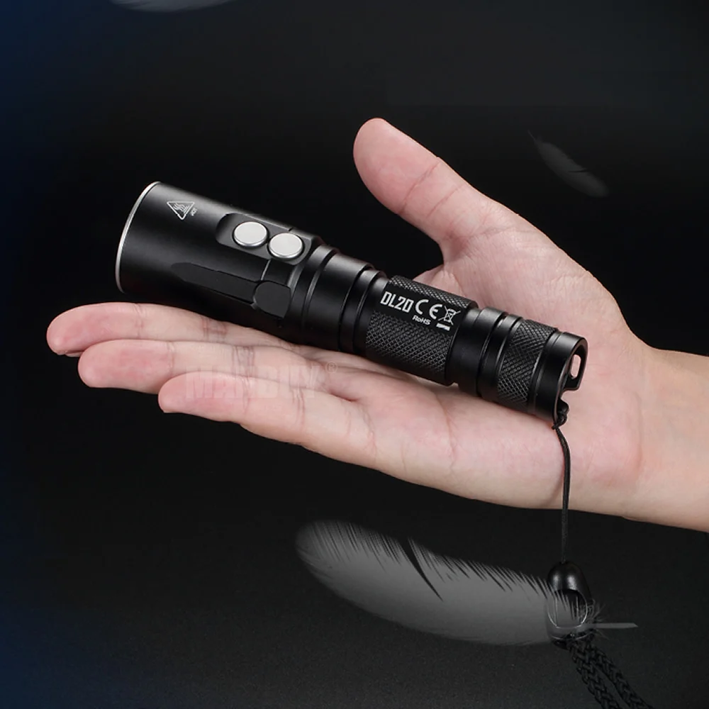 NITECORE DL20 + F1 зарядное устройство IMR18650 3100 мАч 35A батарея 1000 люмен светодиодный