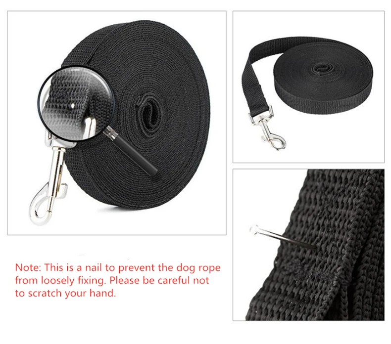 

1.5M 1.8M 3M 6M 10M Dog Accessories Pet Dog Lead Leash for Dogs Cats Nylon Walk Dog Leash Selected Size Suministros Para Perros