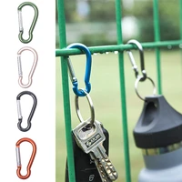 1pc outdoor aluminum alloy d shaped hanging gourd buckle camping climbing carabiner hook cup keyring multifunctional buckle