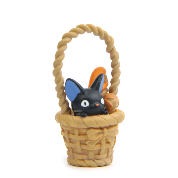 Аниме экшн фигурка Кики служба доставки черный Кот корзина для хлеба сделай сам