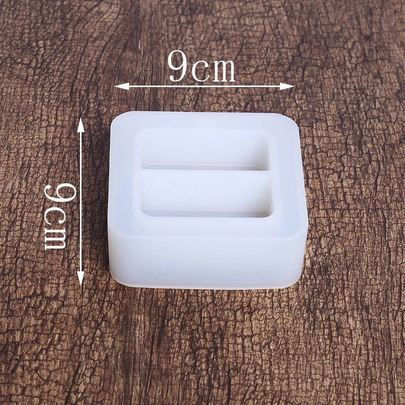 Прозрачные силиконовые формы круглые/квадратный пепельница плесень DIY