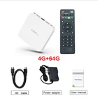 ТВ-приставка T95 на Android 10, Allwinner H313, Wi-Fi 2,4 ГГц, 2 + 1664 ГБ