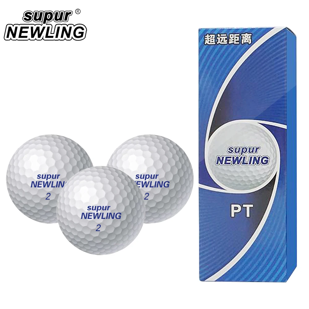 1 коробка Supur NEWLING мячи для гольфа Long Distance 2 слоя 12 шт гольфа|golf game balls|golf ballsgolf ball box |