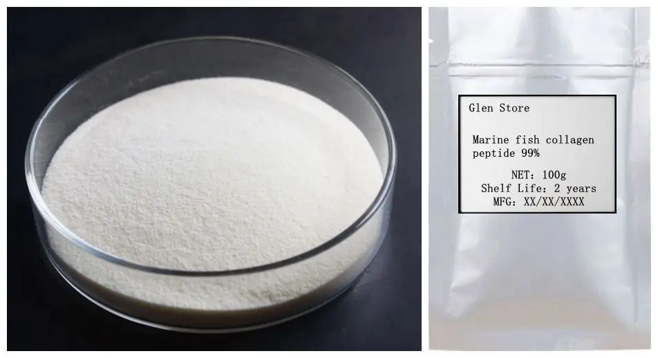 Коллаген морских рыб peptide пептид 99% косметические ингредиенты морщины кожи