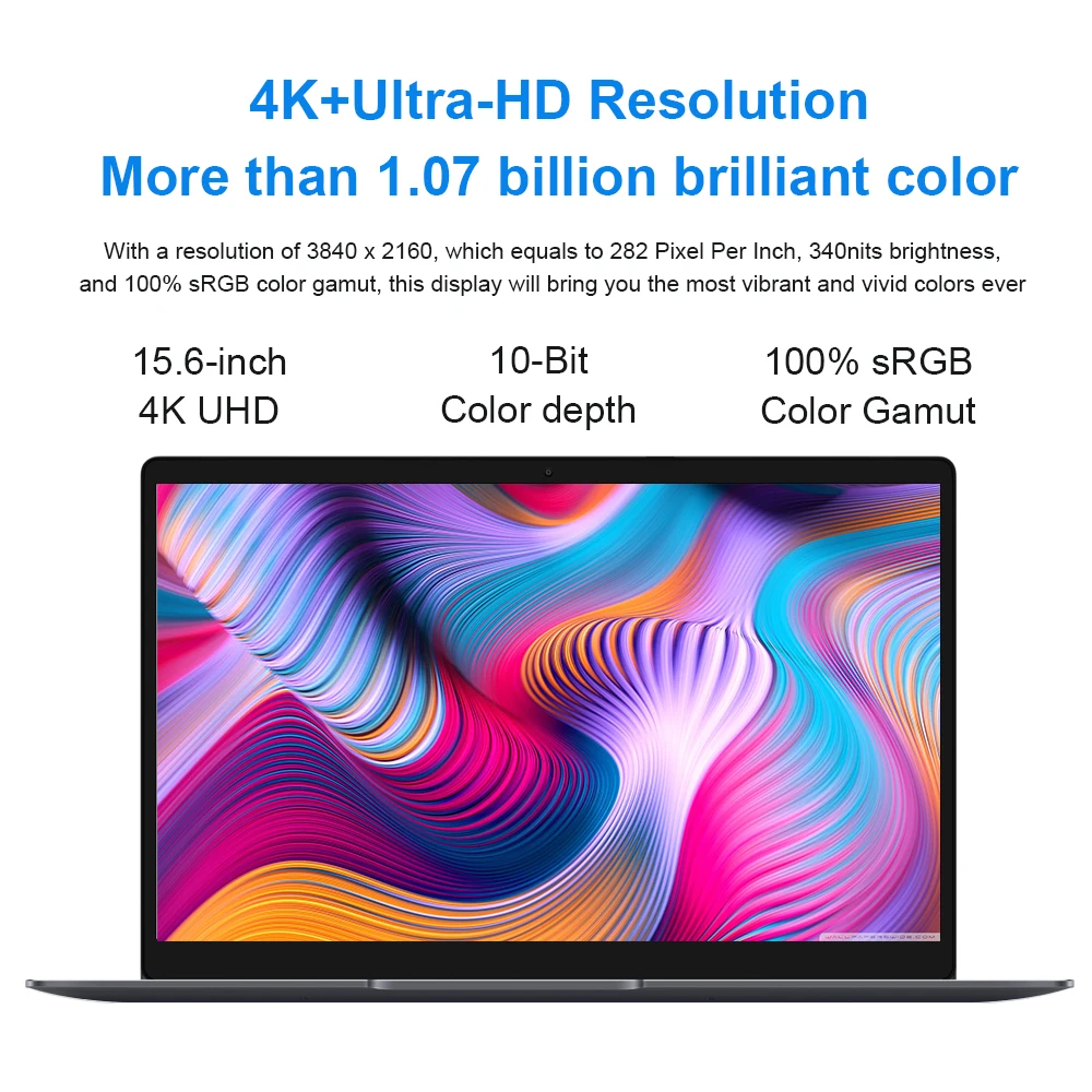 CHUWI AeroBook плюс 15 6 inch в формате 4K UHD Дисплей ноутбук windows10 Intel i5 6287U 8 Гб Оперативная