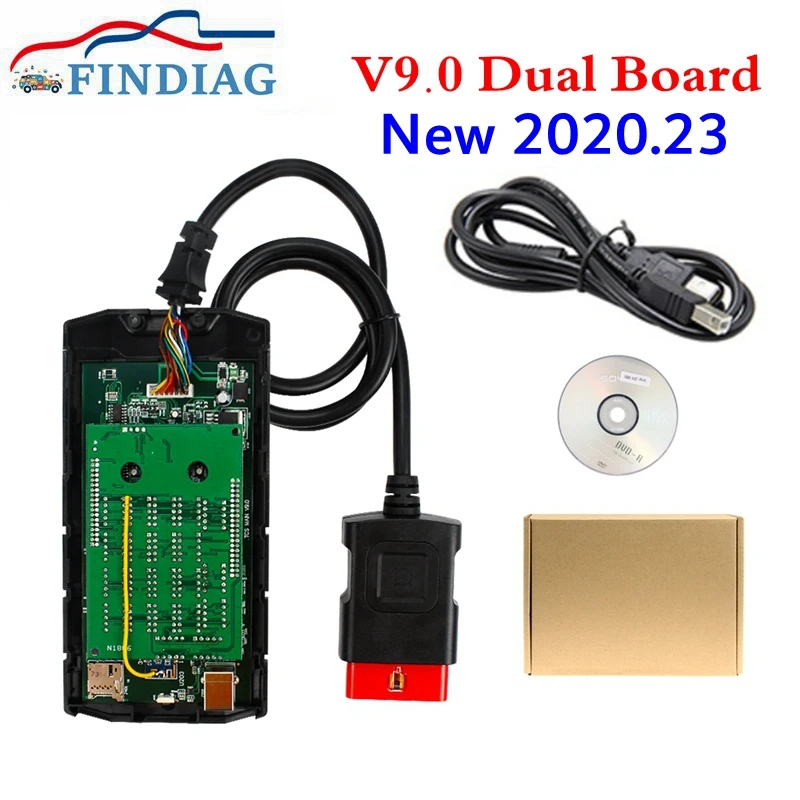 Сканер DS150 Pro Dual PCB TCS PRO + NEC Реле V9.0 2020 23 Bluetooth USB без Keygen obd2 дешевле чем V3.0 |