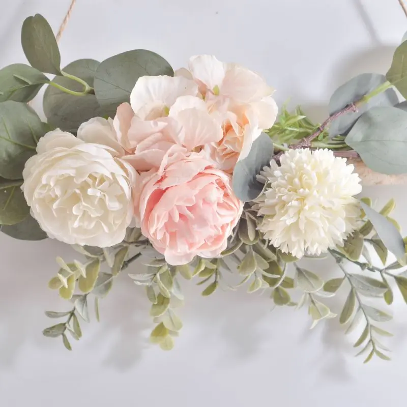 Синее заклинание 5 порошковых гортензий сухая ветка настенный подвесной