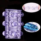 Мужские силиконовые кольца на пенис рукав петух кольцо для мужчин взрослые интимные товары, игрушки Блокировка задержки Вибрационные Кольца вибратора секс-игрушки для мужчин