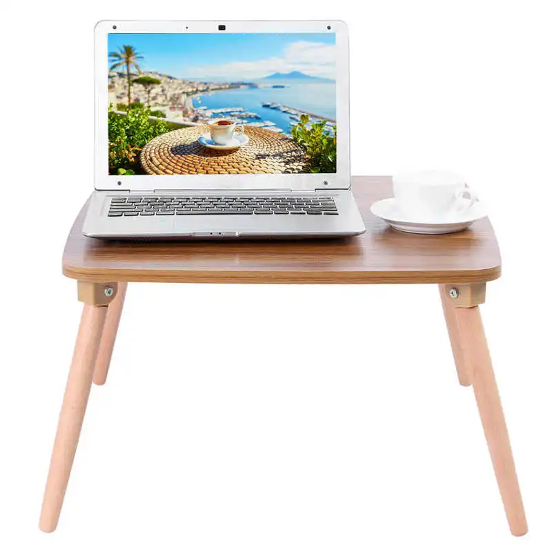 

Современный простой стол для кровати, складной компьютерный стол, студенческий стол для ноутбука, учебный стол, чайный столик для комнаты, к...