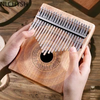 1721 key thumb piano protable calimba keyboard musical instrument mahogany music christmas gift with accessories