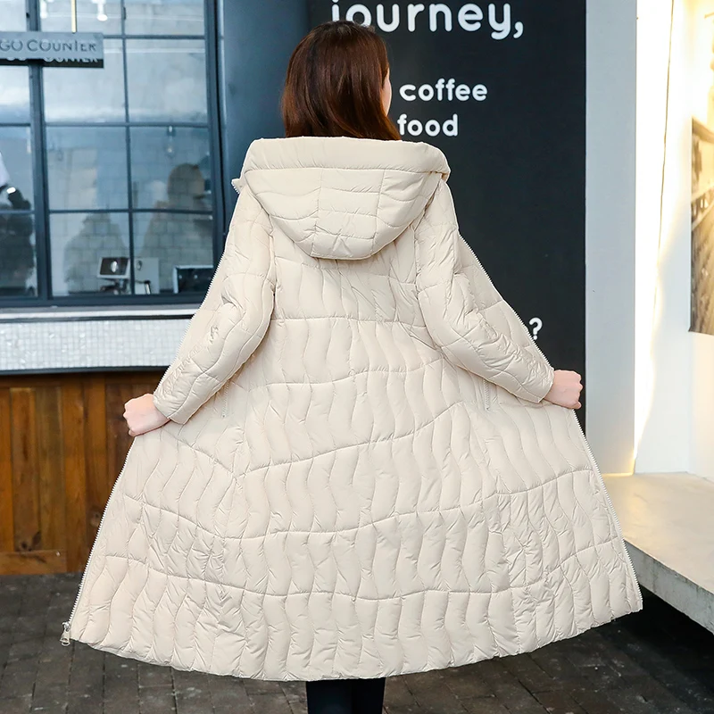 

2020 New Arrival Winter Jacket Women Cotton Padded Warm Thicken Women Winter Coat Hooded Slim Long Coats Parka Womens Jackets