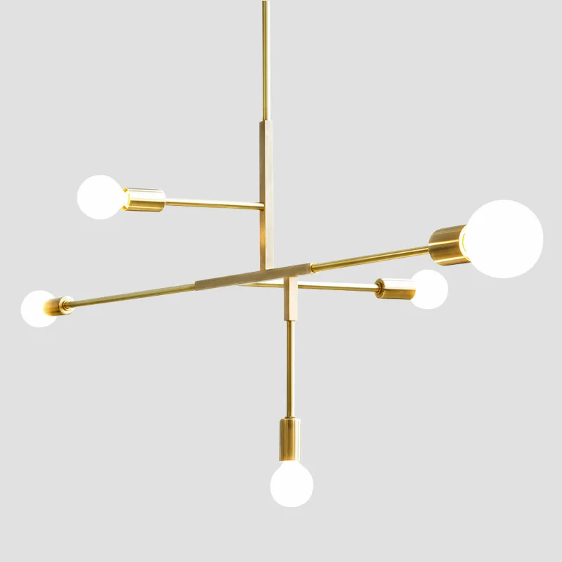 

Винтажные светодиодные скандинавские рождественские украшения для дома, люстры для кухонного островка, потолочные светильники, Роскошный ...