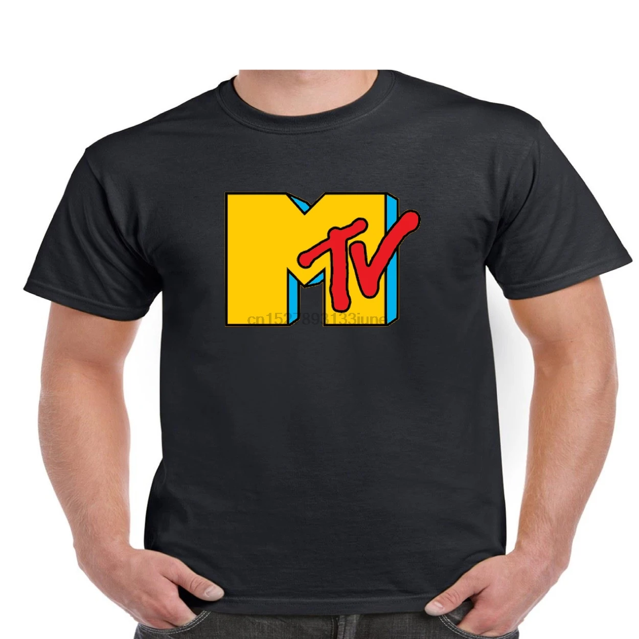 Mtv логотип Футболка мужская и Молодежная размеры. Фоны M Xl 2Xl 13Xl футболка|Мужские