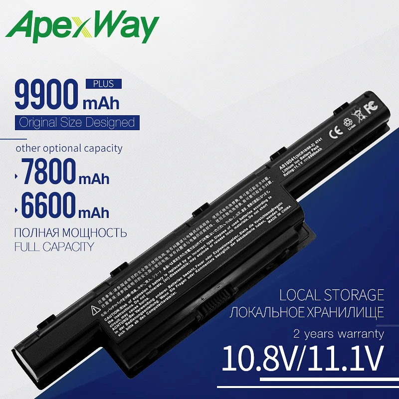9 ячеек 9900 мАч 4741 новый ноутбук Батарея для Acer Aspire AS10D31 AS10D61 4743ZG 4750 4750G 4752 4752G 4752Z 4755 г