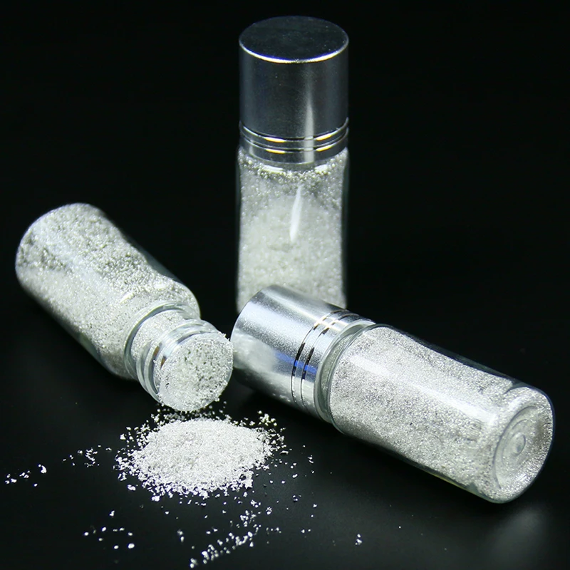 5 шт. съедобный серебряный порошок 99.99% пробы для украшения пищевых продуктов