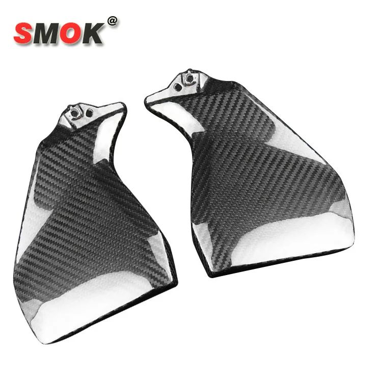 SMOK For YAMAHA MT-09 FZ-09 MT09 FZ09 2014 to 2019 MT 09 FZ 09 Real Carbon Fiber Gas Tank Side Cover Trim Fairing Motorcycle