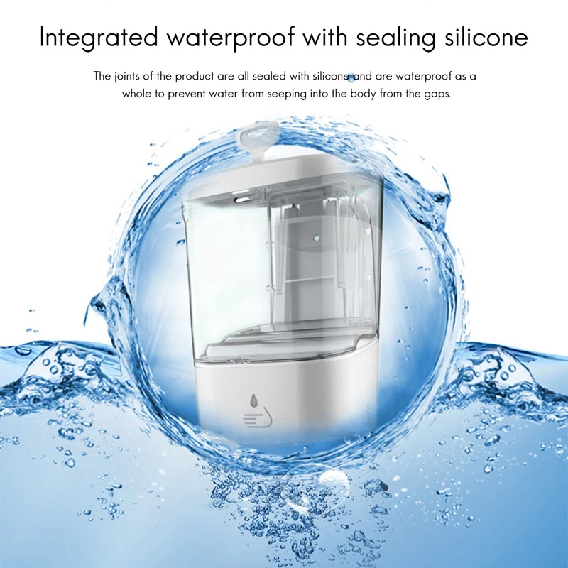 

700ML Wall Mounted Automatic Soap Dispenser Infrared Induction Smart Soap Dispenser for Kitchen Bathroom Accessory