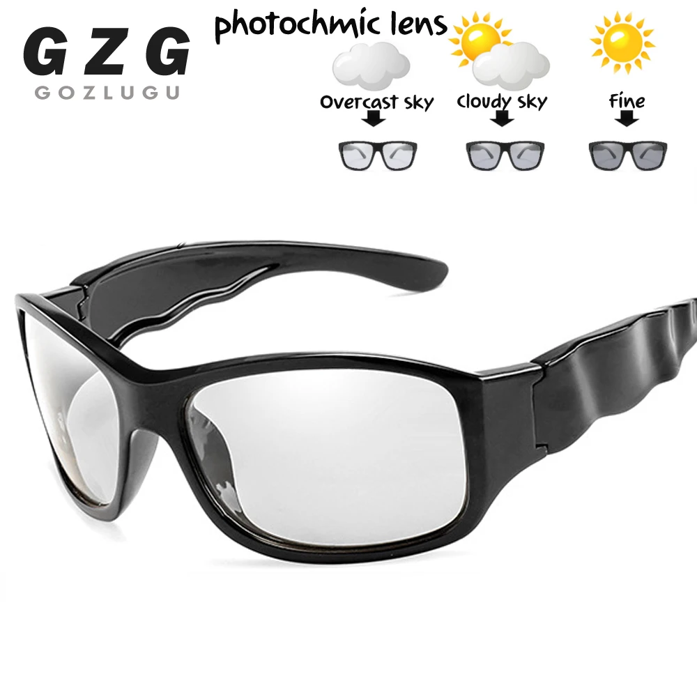 Солнцезащитные очки с фотохромными линзами для мужчин и женщин поляризационные