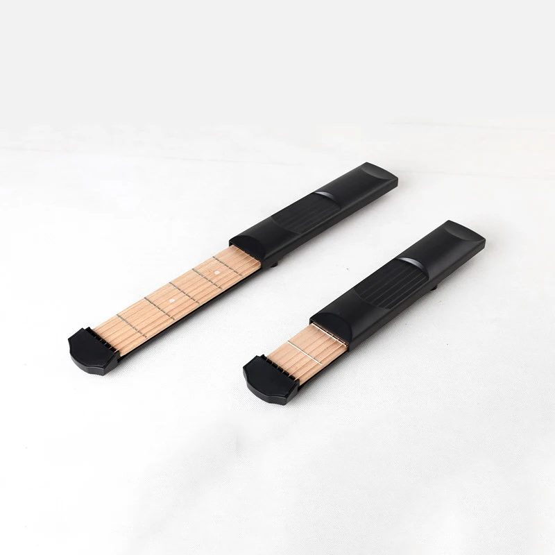 6 лад портативный карманный тренажер для гитары практичная деревянная модель