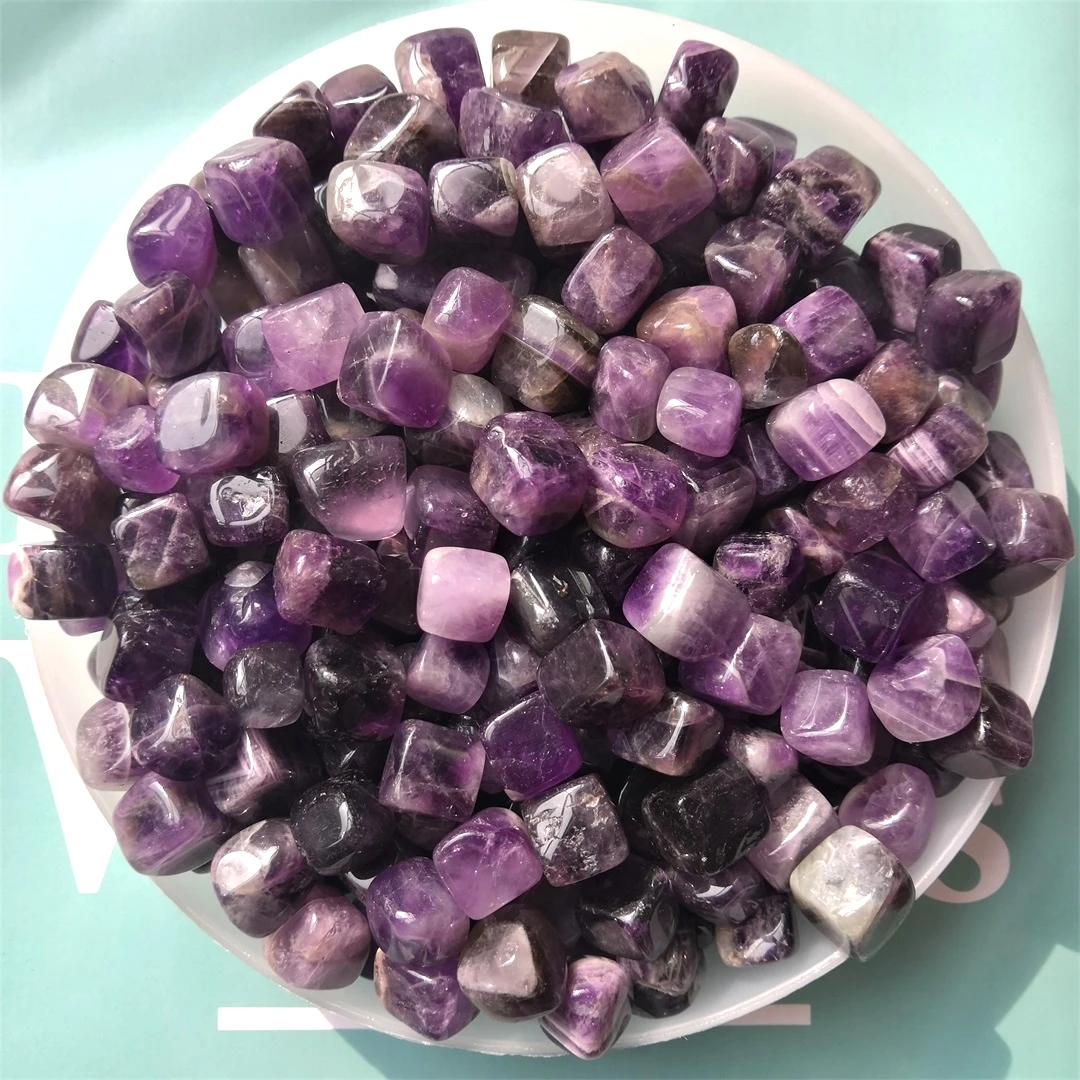 

100g 10mm-15mm Dream Amethyst Gravel Natural And Mineral Stones Healing Crystals Meditation Chakra Witchcraft Supplies Gift