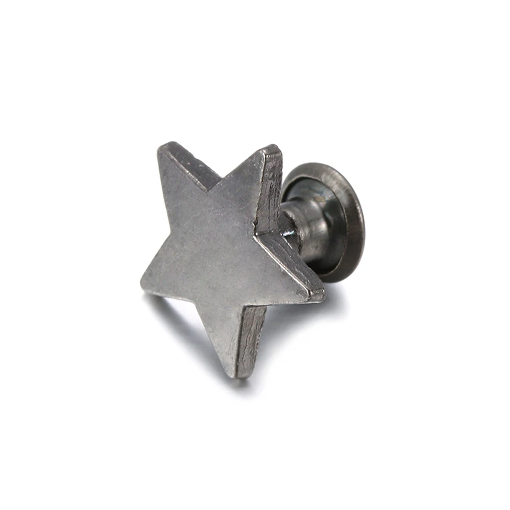 20 шт. металлические звезды заклепки DIY Одежда шляпа мешок обувь кожаные ремесла украшения принадлежности швейная стеклянная дрель гвоздь кнопка