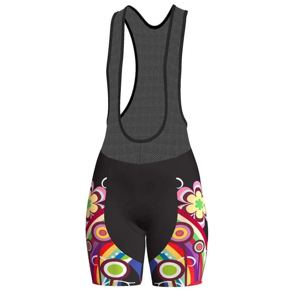 

HIRBGOD cycling Clothing Black Carton Flower Chinese Style Quick Dry Mtb Bike Ropa Ciclismo Summer Cycling Bib Shorts,TYZ098-04