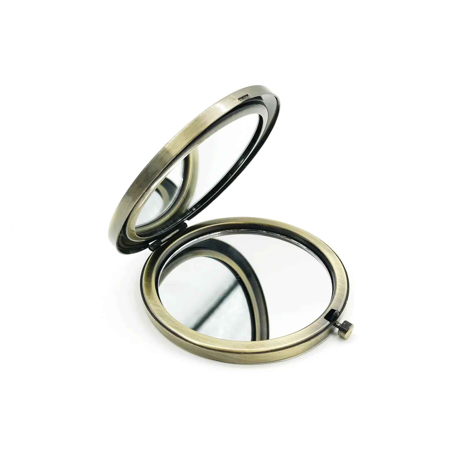 Зеркало из красного дерева двухстороннее зеркало портативное для макияжа