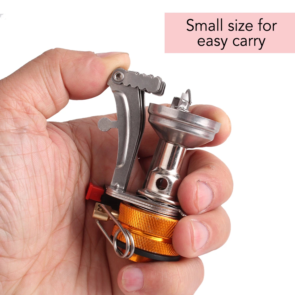 Складная газовая плита для кемпинга суперлегкая туристическая внешняя плитка