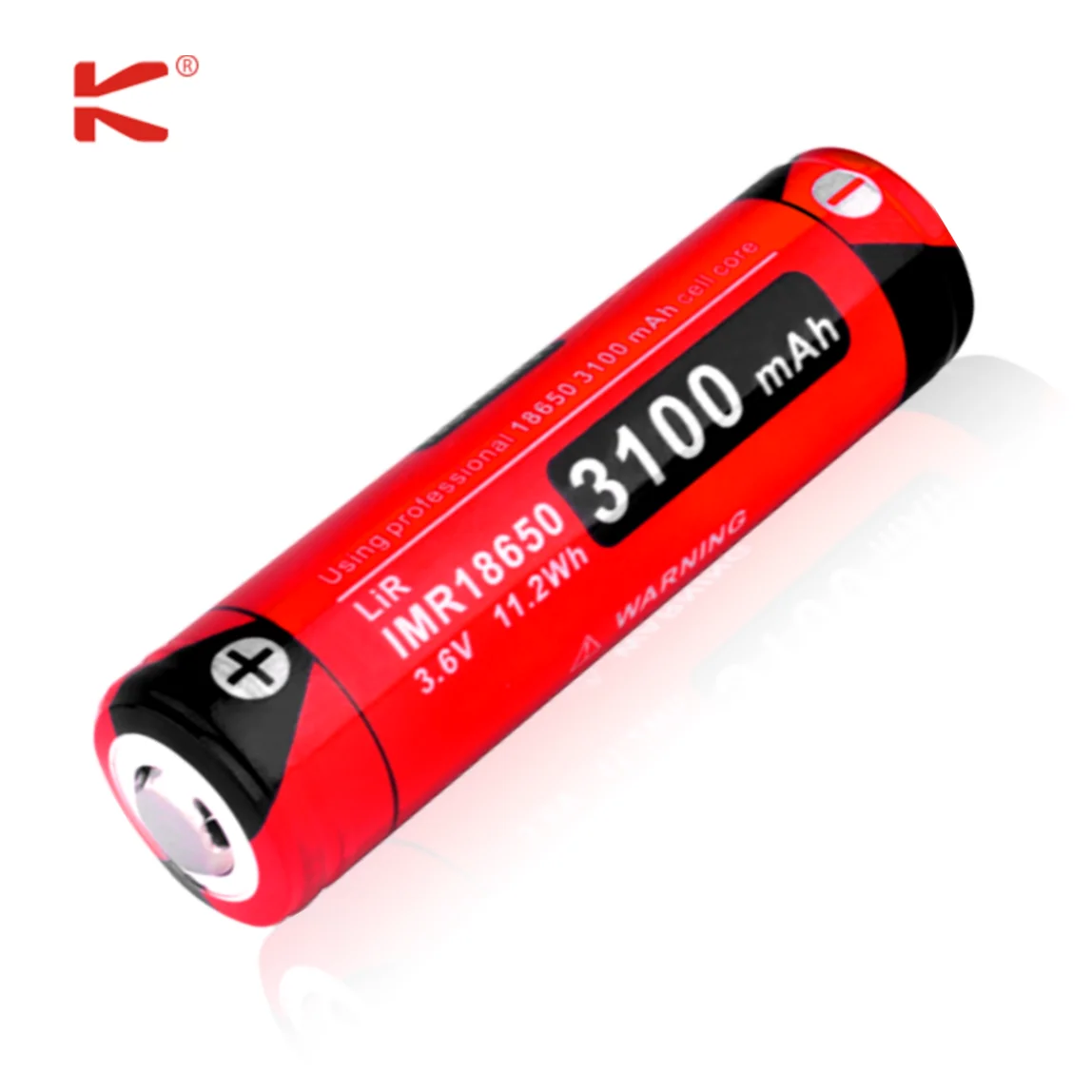 Klarus 18GT-IMR31 3100 mAh High Quality IMR 18650 Battery for XT2CR PRO  XT11GT  KLARUS XT11X XT11S  XT11GT Pro LED Flashlight