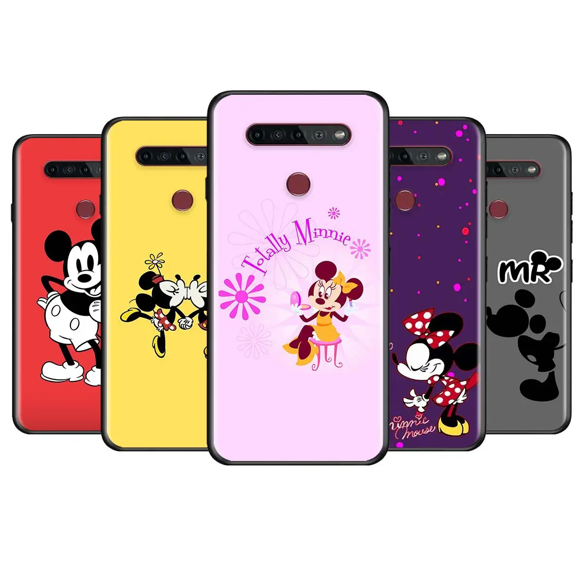 

Mickey Mouse Fashion For LG K92 K42 K22 K71 K61 K51S K41S K30 K20 2019 Q60 V60 V50 S V40 V30 G8S G8 X ThinQ TPU Phone Case